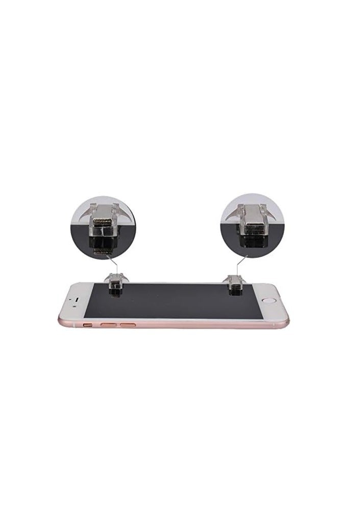 PUBG S4 Mobile Gamepad Trigger Game Fire Button Phone Sensitive Shoot Aim Key, Transparent USB Smartphone Gaming Controller for Android IOS  - Image 2