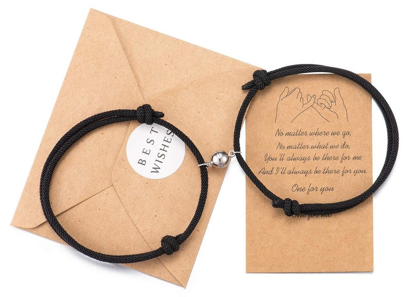 مجموعة أساور للزوجين هدايا مجوهرات نذور الحب الأبدي لأفضل صديق للزوجين - Image 1