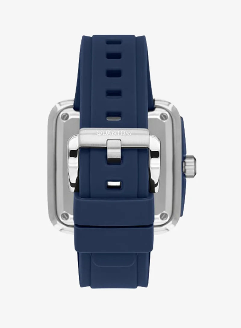 Quantum blue Men's Silicone Automatic Watch QMG1135.399 - 45 mm for Men | Best Price UAE