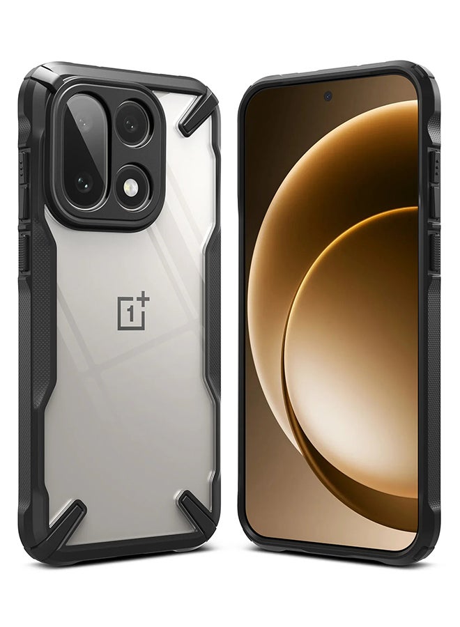 Ringke Fusion-X Case For OnePlus 15, Military-Grade Protection, Anti-Scratch Advanced Rugged Heavy Duty Bumper PC + TPU Cover - Black - Image 1