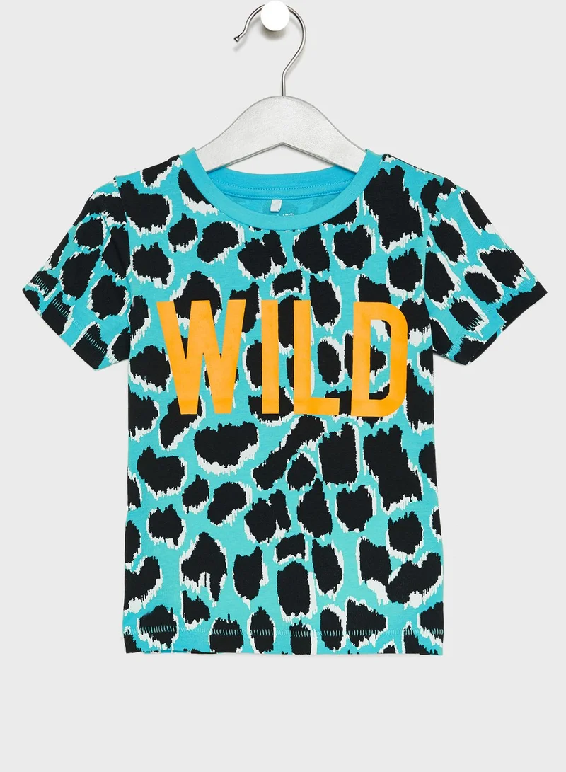 NAME IT Kids Animal Print T-Shirt