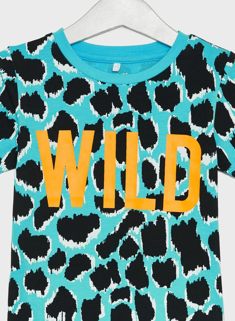 NAME IT Kids Animal Print T-Shirt