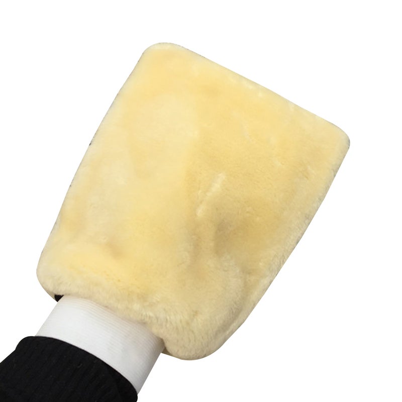 Car Wash Mitt Double Sided Wool Microfiber Car Cleaning Glove for Motorcycle Wax Polishing Washer Sponge Car Care Cleaning - Image 1