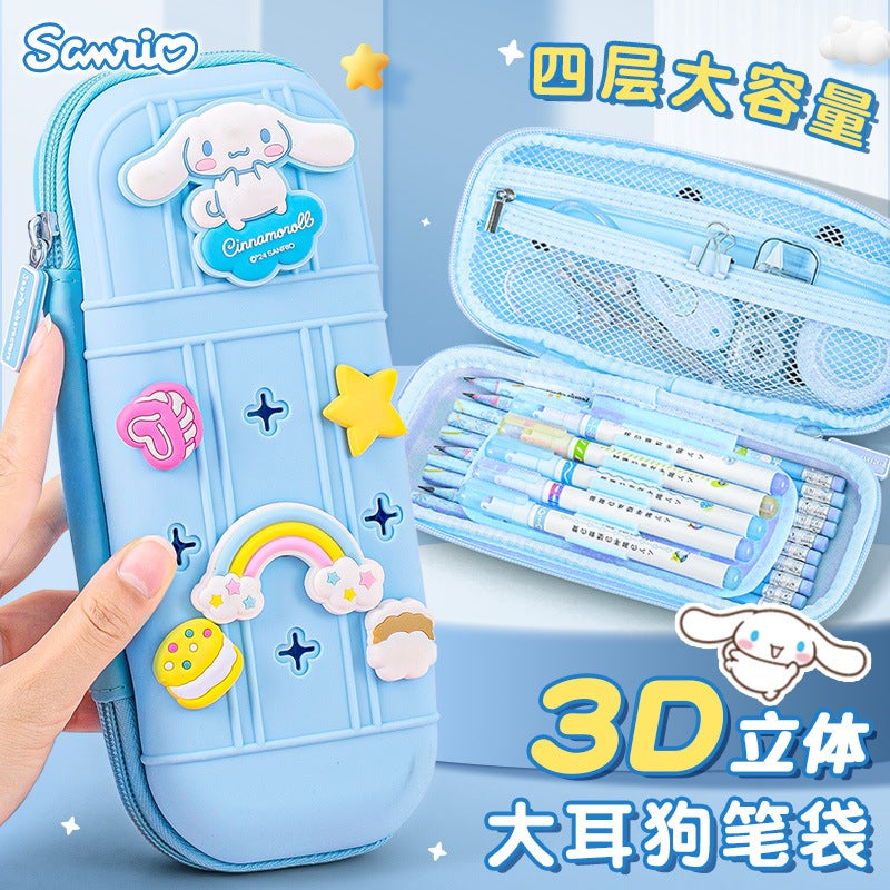 Sanrio Pencil Case Kulomi Meruti Yugui Dog Stationery Case For Primary School Students With Coin Purse Women'S Cute Pencil Case - Image 1