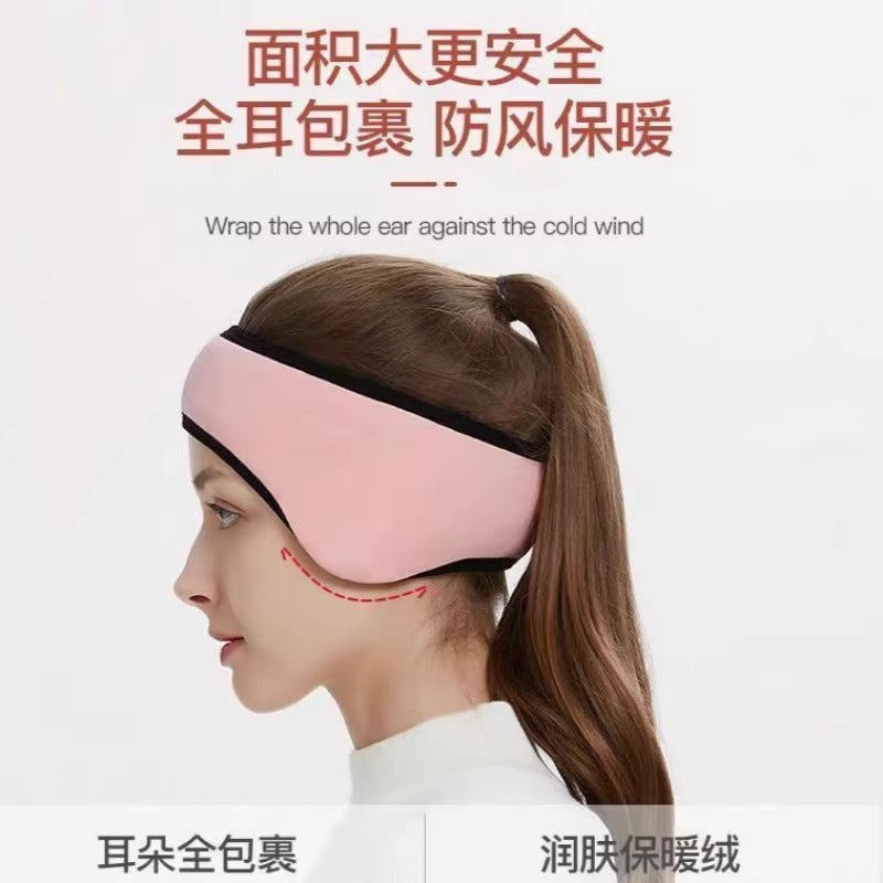 Winter Warm Earmuffs Adjustable Velcro Fleece-Lined Sleep Non-Pressure Ear Accessories Earplugs Soundproof Earmuffs Female Noise Reduction - Image 4