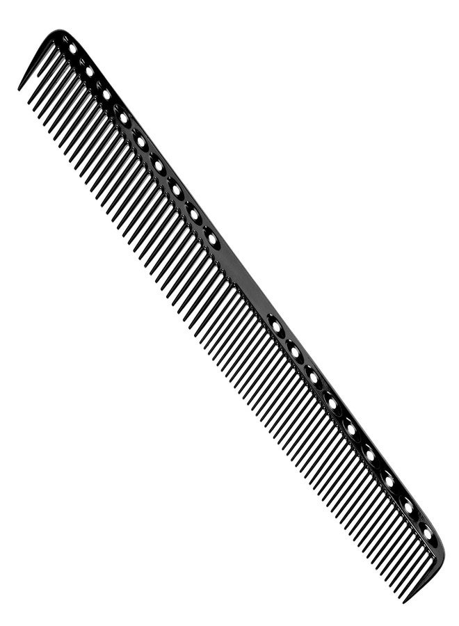 Micro Trader Aluminum Hair Comb Metal Cutting Hairdressing Barbers Salon Professional Combs Anti-Static Ultra Thin Black - Image 2