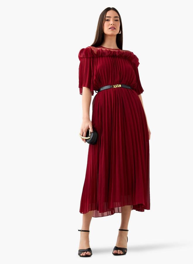 2Xtremz Pleated Belted Dress - Image 2