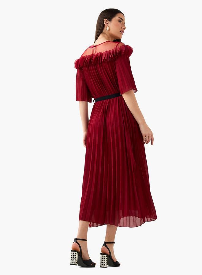 2Xtremz Pleated Belted Dress - Image 3