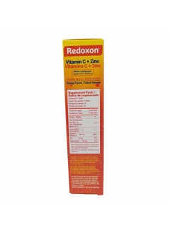 Redoxon Orange Flavored Redoxon Effervescent Vitamin C Tablets with Zinc 20 ct  - Image 5