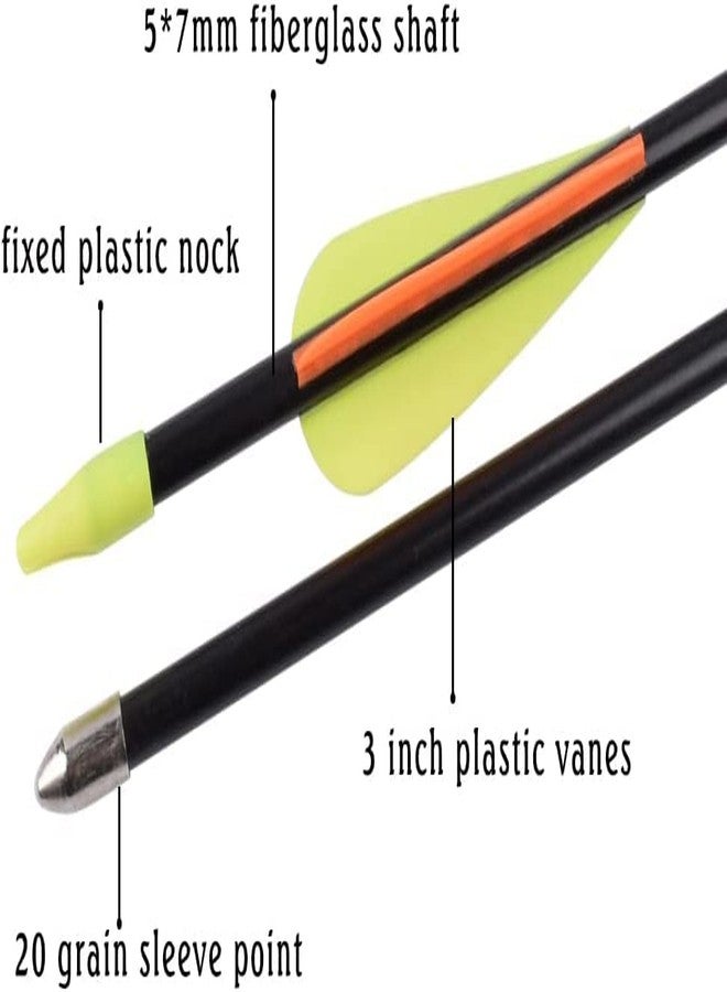 Futaba 30 inch Archery Arrows for Recurve Bow Fiberglass Target Practice (6 pcs) - Image 3