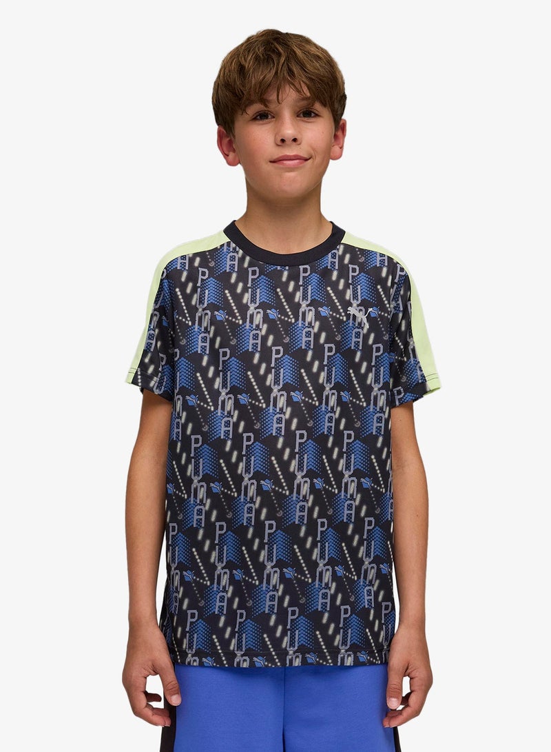 PUMA Youth Essential Allover Printed T-Shirt - Image 1