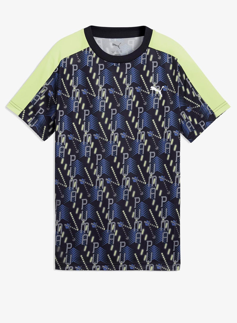 بوما تيشيرت مطبوع بالكامل للشباب - Image 4