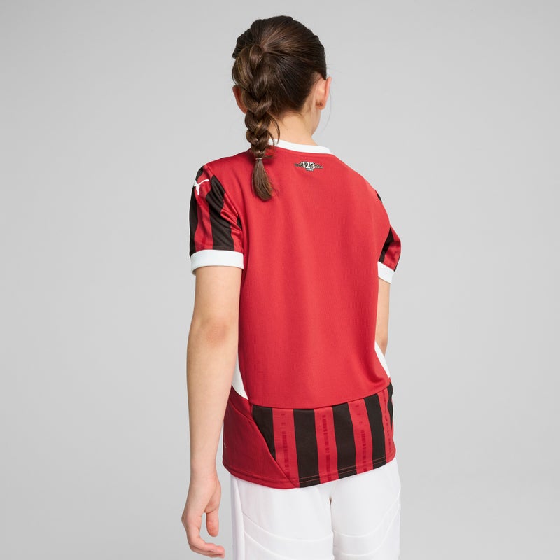 PUMA AC Milan 24/25 Home Boys Red Jersey - Image 4