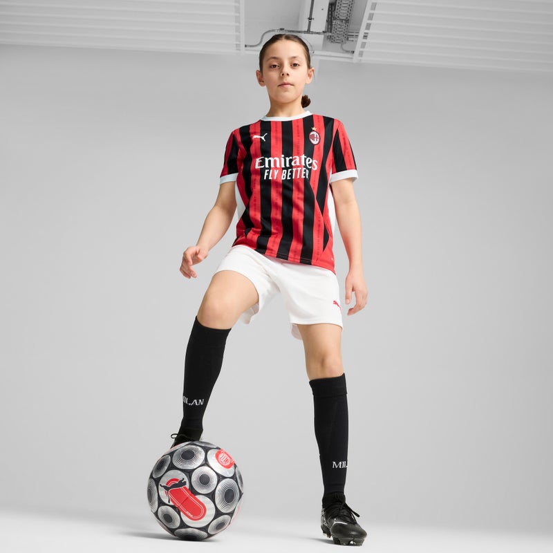 PUMA AC Milan 24/25 Home Boys Red Jersey - Image 3