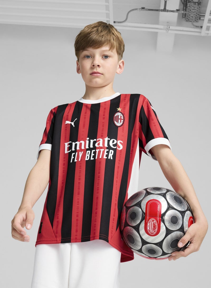 PUMA AC Milan 24/25 Home Boys Red Jersey - Image 1