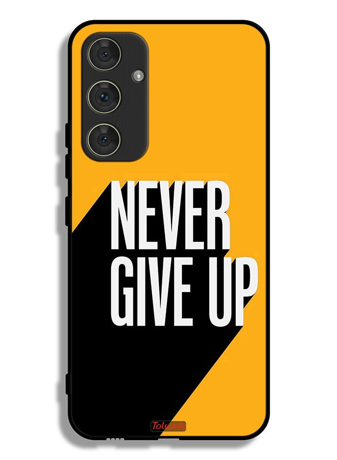 Tolwak Samsung Galaxy A54 5G Protective Case Cover Never Give Up - Image 1