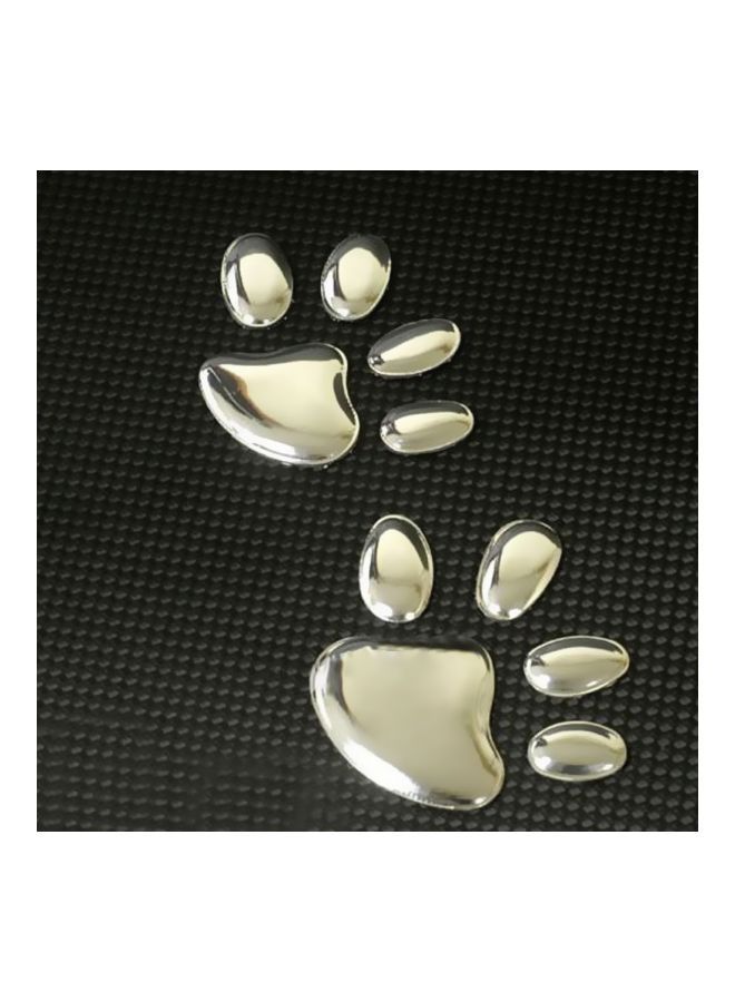 NIBEMINENT Dog Bear Footprints Car Sticker - Image 3