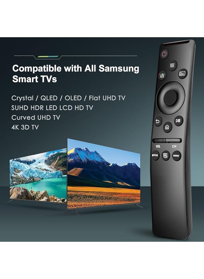 HuHa Newest Universal Remote Control for All Samsung TV Remote Compatible All Samsung Smart LED QLED UHD SUHD HDR LCD Frame Curved Solar HDTV 4K 8K 3D TVs  - Image 2