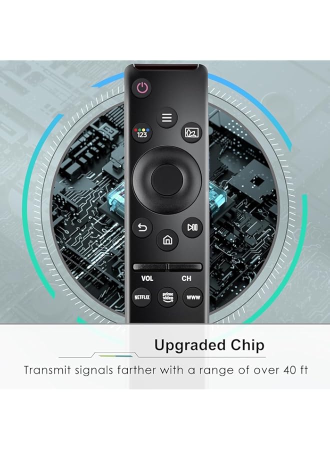 HuHa Newest Universal Remote Control for All Samsung TV Remote Compatible All Samsung Smart LED QLED UHD SUHD HDR LCD Frame Curved Solar HDTV 4K 8K 3D TVs  - Image 5