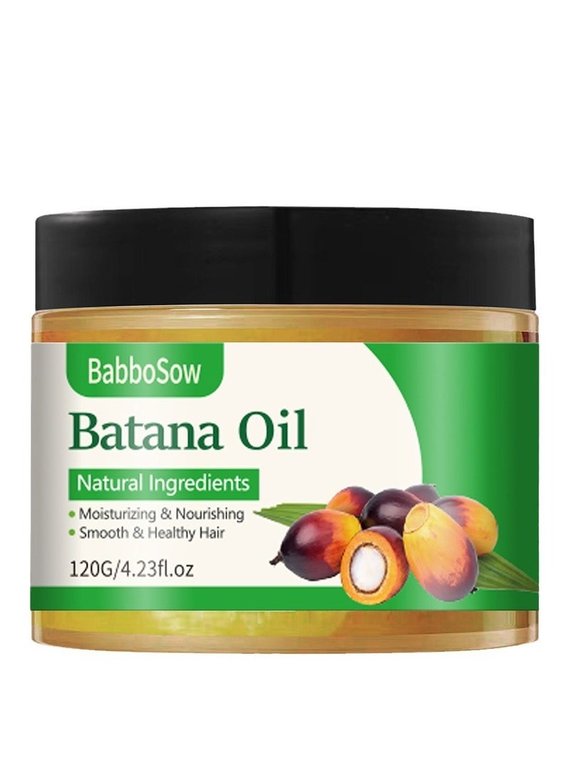 BabboSow Batana Oil for Hair Growth: 100%  as Hair Mask, Scalp and Hair Oil. Repairs Damaged Hair & Skin, Reduces Hair Loss - Miracle Oil for Healthier, Thicker, Fuller Hair - Image 1