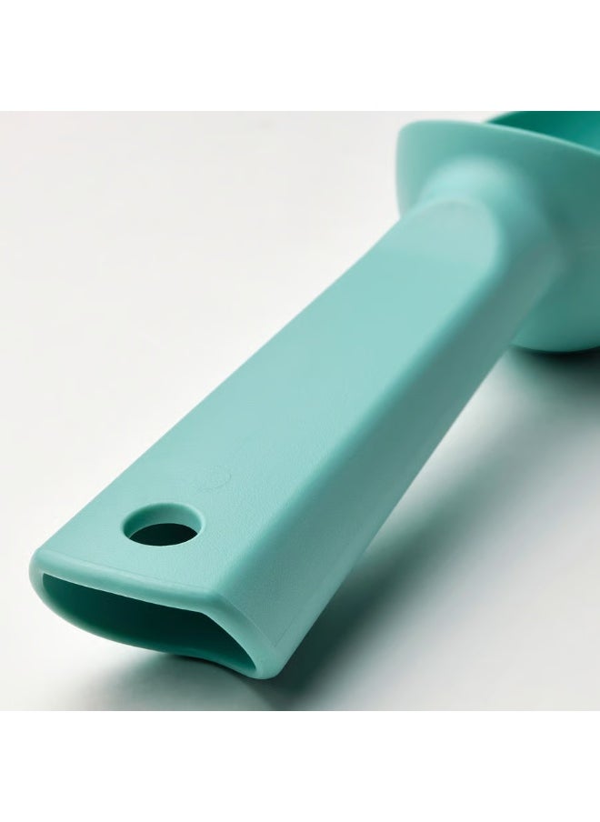 Generic Turquoise Ice Cream Scoop – Heavy-Duty Stainless Steel Scoop with Comfortable Non-Slip Handle – Ergonomic Tool for Ice Cream, Gelato, Cookie Dough & More  - Image 2