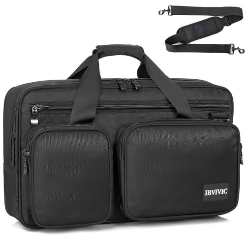 IBVIVIC DJ Controller Case Bag Fits for DDJFLX4 DDJ SB3 DDJ SB2 DDJ 400 DDJ RB Padded DJ Travel Carrying Bag DJ Mixer Case - Image 1