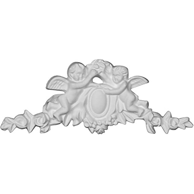 ONL07X03X01AN 6 W X 2 5/8" H X 1/2" P ANGEL ONLAY, FACTORY PRIMED WHITE - Image 2