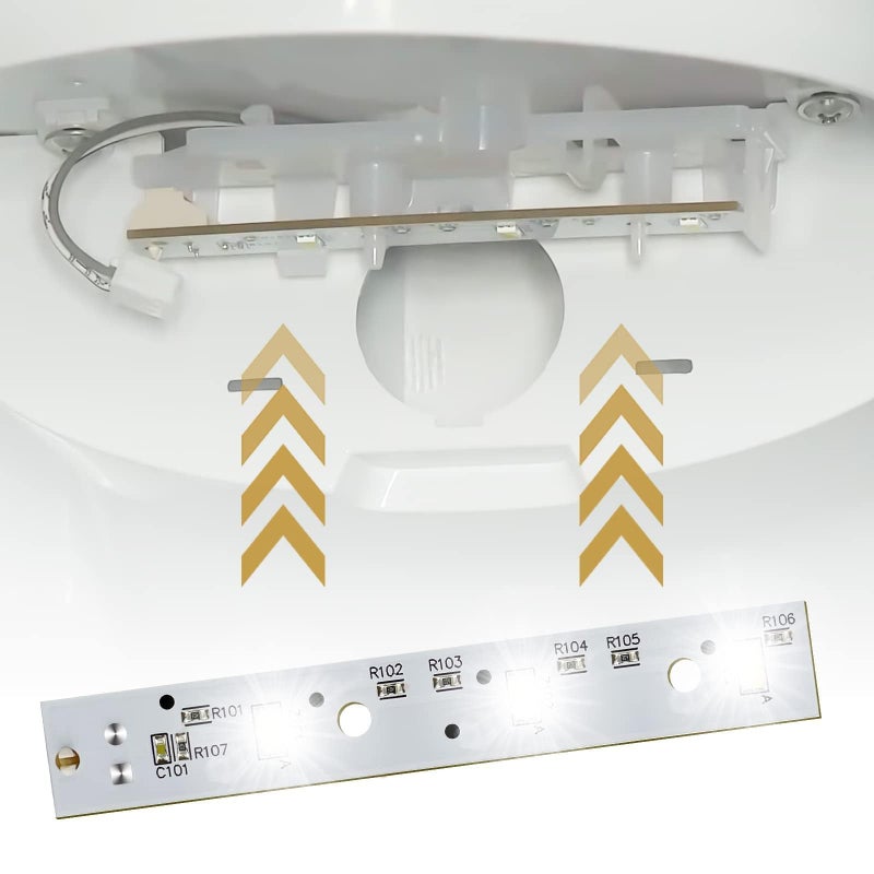 WISINY WR55X26671 Refrigerators LED Light Bulb for GE Led Refrigerator Light Bulb and GE Refrigerator LED Light Replacement Replace PS11767930 AP6035586 4468532 EAP11767930 - Image 5