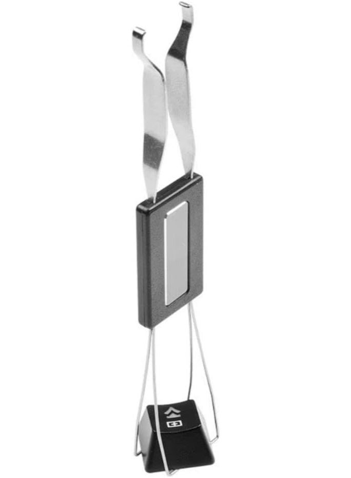 عبوة من قطعتين من أدوات سحب أغطية المفاتيح والمفاتيح، مصنوعة من الفولاذ المقاوم للصدأ، لإزالة مفاتيح لوحات المفاتيح الميكانيكية، أداة يمكنك استخدامها بنفسك لإصلاح لوحة المفاتيح - Image 2