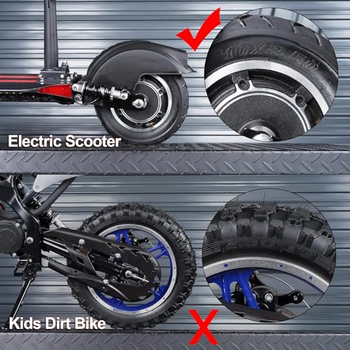 RUTU 10x2.50 Inner Tubes - 10" Scooter Tube Set Compatible with Electric Scooter, Smart Self-Balance Scooters & Boards - Butyl Rubber Tubes with TR87 Bent Air Valve & 4 Dust Caps - Pack of 2 - Image 3