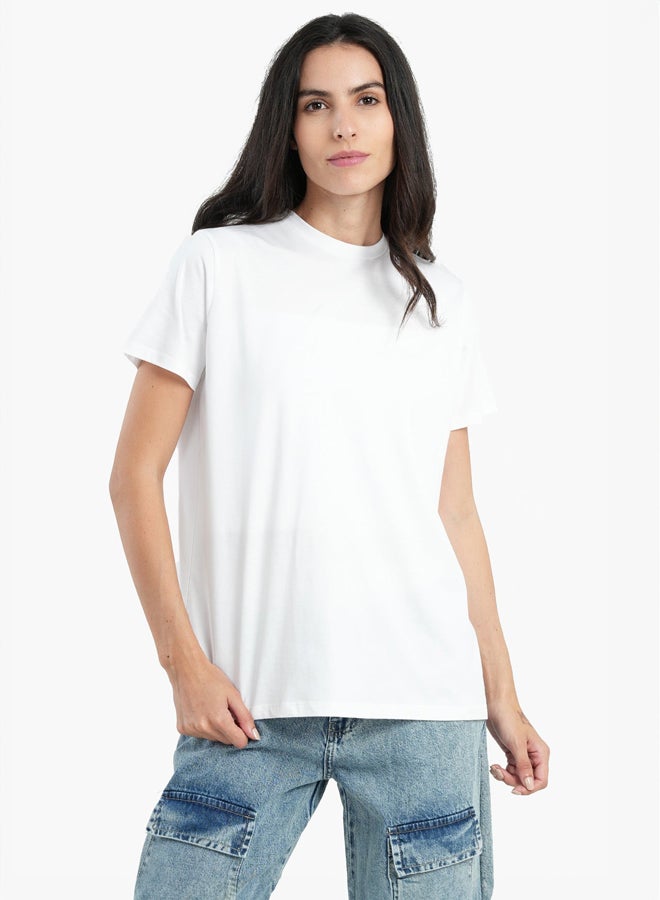 Clue Cotton Basic Slip On T-Shirt - Image 1