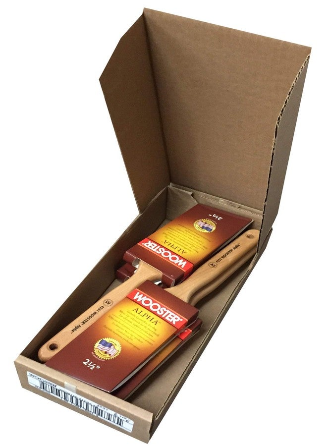 Wooster Brush 4231-2-1/2 Inch Alpha Angle Sash Paintbrush, Pack of 6 - Image 2