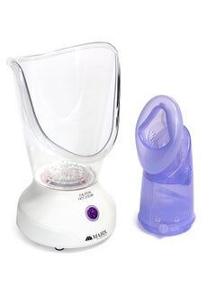 Mabis Mabis Steam Inhaler with Adjustable Facial & Nasal Mask (FSA/HSA) - Natural Vapor Inhaler Therapy for Sinus Relief, Skincare, & Pore Cleansing | Plug-in Vaporizer Humidifier - 60ml Liquid Capacity 