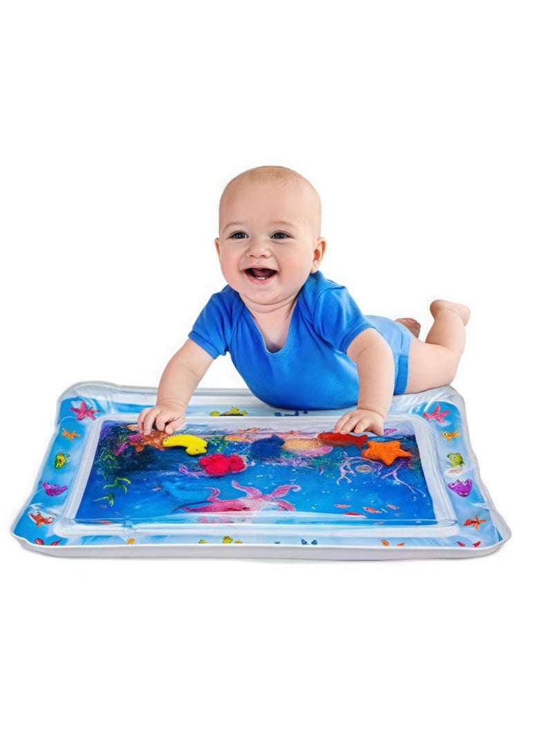 FLYHSO 26 x 20 x 4 inches   advanced inflatable water cushion is the perfect entertainment and gaming center for infants and young children, stimulating their growth. Inflatable water cushion - Image 1