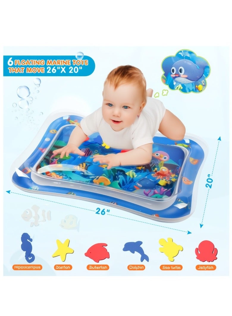 FLYHSO 26 x 20 x 4 inches   advanced inflatable water cushion is the perfect entertainment and gaming center for infants and young children, stimulating their growth. Inflatable water cushion - Image 4