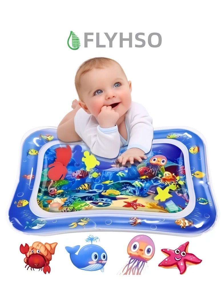FLYHSO 26 x 20 x 4 inches   advanced inflatable water cushion is the perfect entertainment and gaming center for infants and young children, stimulating their growth. Inflatable water cushion - Image 1