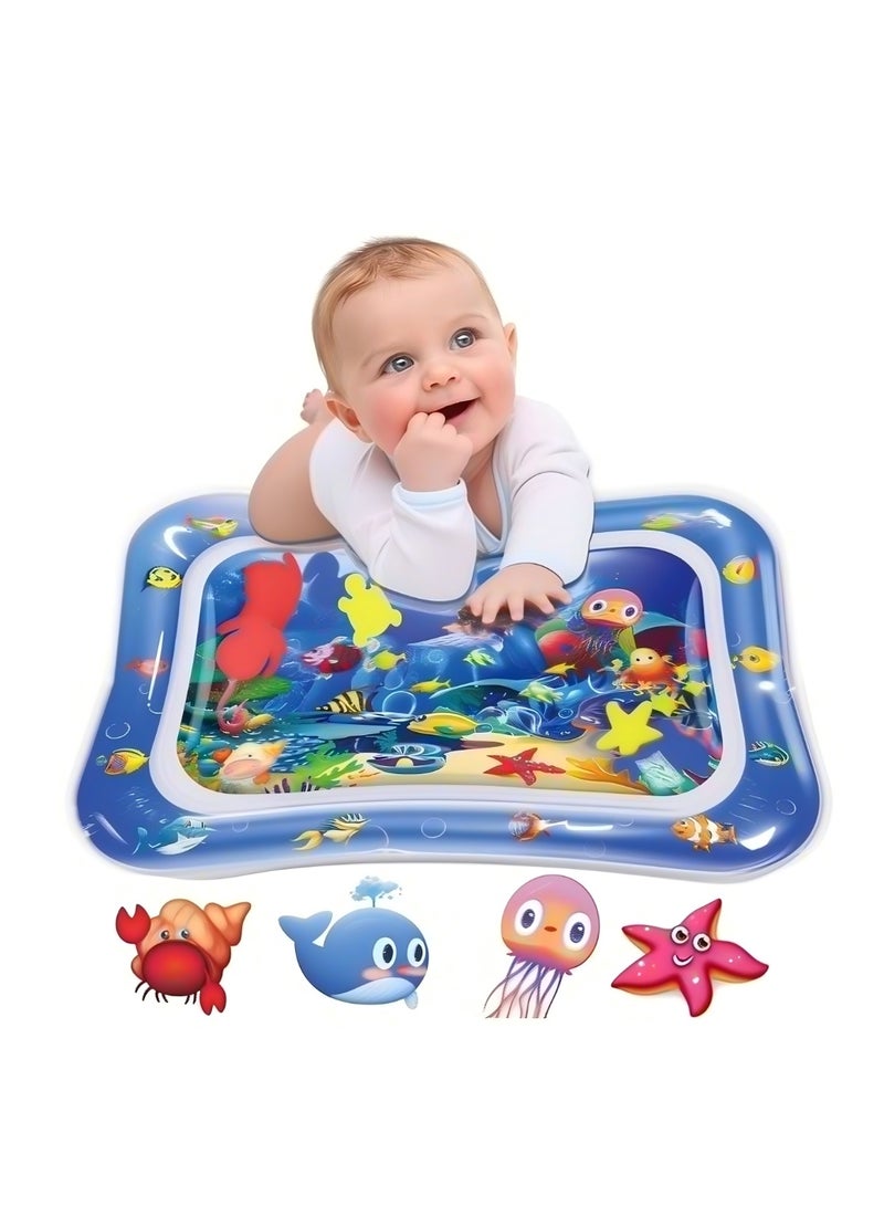 FLYHSO 26 x 20 x 4 inches   advanced inflatable water cushion is the perfect entertainment and gaming center for infants and young children, stimulating their growth. Inflatable water cushion - Image 1