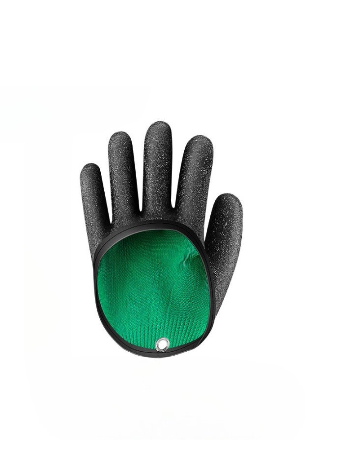 AROAQ Fishing Catching Gloves, Professional Anti-slip Catch Fish Gloves, Waterproof Magnetic Braided Fishing Gloves, Puncture Proof Fishing Glove For Handling, Cleaning, Hunting, Left Hand [single] - Image 1