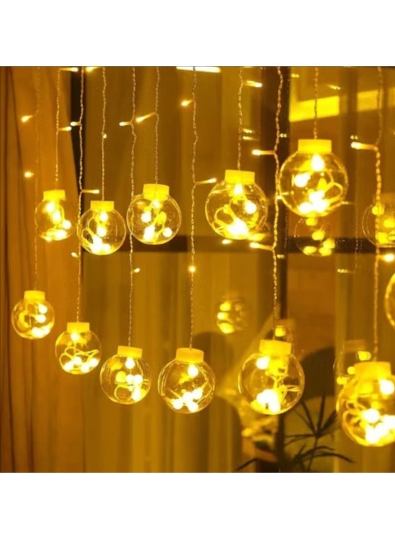 Outdoor Wish Ball String Lights, Garden Decorative Fairy Lights, Glass Hanging Party Lights for Wedding Christmas Party Diwali - Image 2