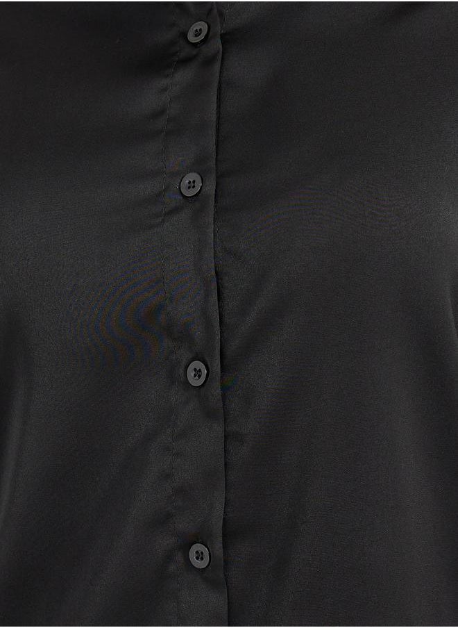 Fine Satin Regular Fit Shirt