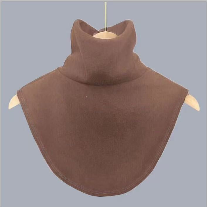 Women'S Solid Color High Elastic Fleece High Collar Fake Collar Base Decoration Collar Wool Warm Cervical Spine Protection In - Image 3