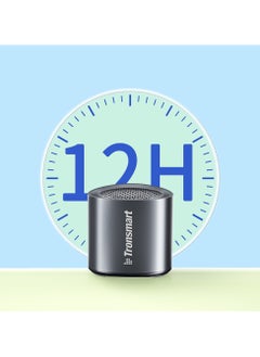 Tronsmart Tronsmart Nimo Portable Bluetooth Speaker, Super-Compact Design, Metal Craft, Mini Speaker with Lanyard, IPX7 Waterproof for Shower, 12 Hours, Stereo Pairing, Hands-Free Call, 1 Pair, Black & Gold.  - Image 4