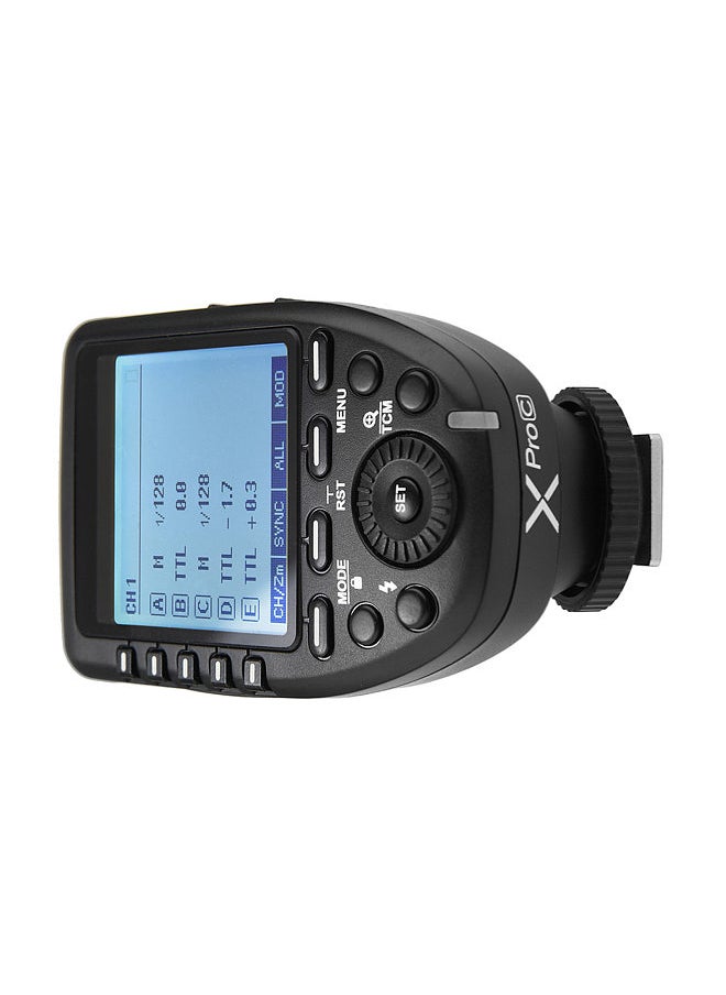 Godox - Xpro-C E-TTL II Flash Trigger Transmitter 2.4G Wireless X System 32 Channels 16 Groups Support TTL Autoflash 1/8000s HSS for Canon EOS Series Cameras - Image 1