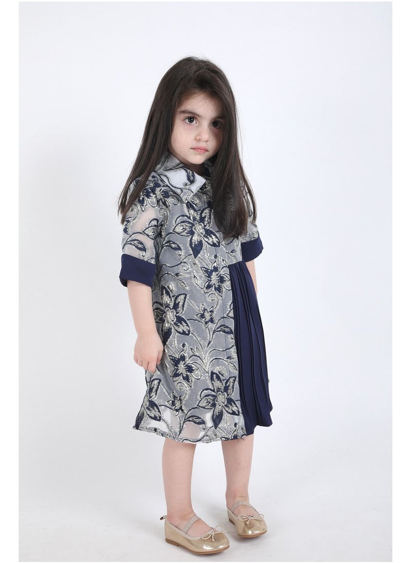 Girls'  Baby Dress with text sleeves with  elegant design - pzsku/ZC83B842C806D8FBE3E11Z/45/_/1687098434/08c22c29-29a0-49c9-9583-9f18c138e936