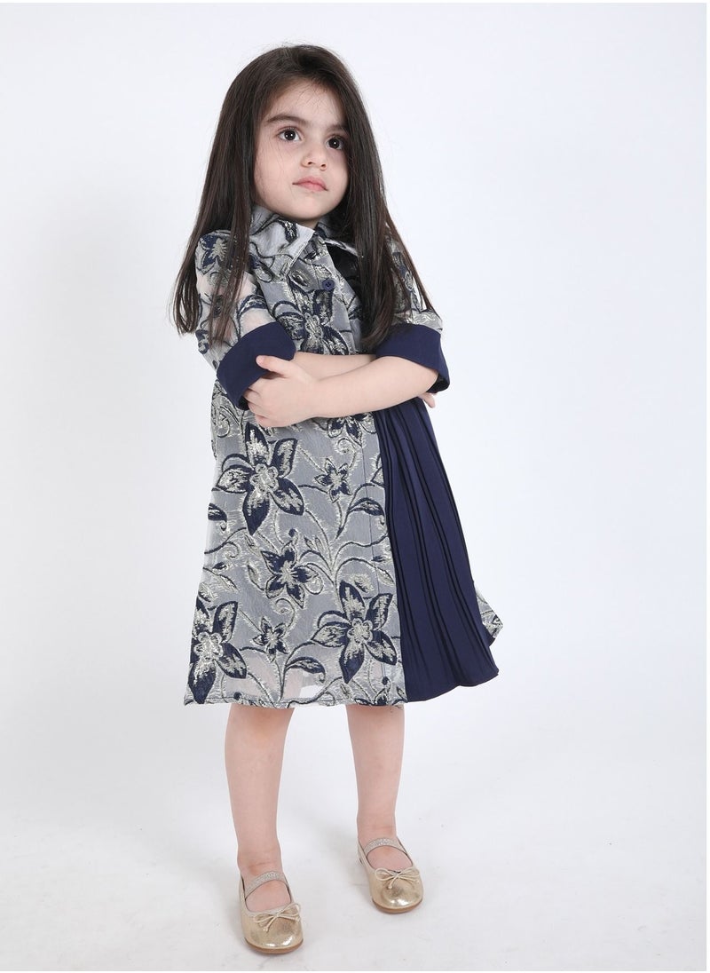 Girls'  Baby Dress with text sleeves with  elegant design - pzsku/ZC83B842C806D8FBE3E11Z/45/_/1687098435/14fa9ea6-7709-4150-965b-866e3760c24b