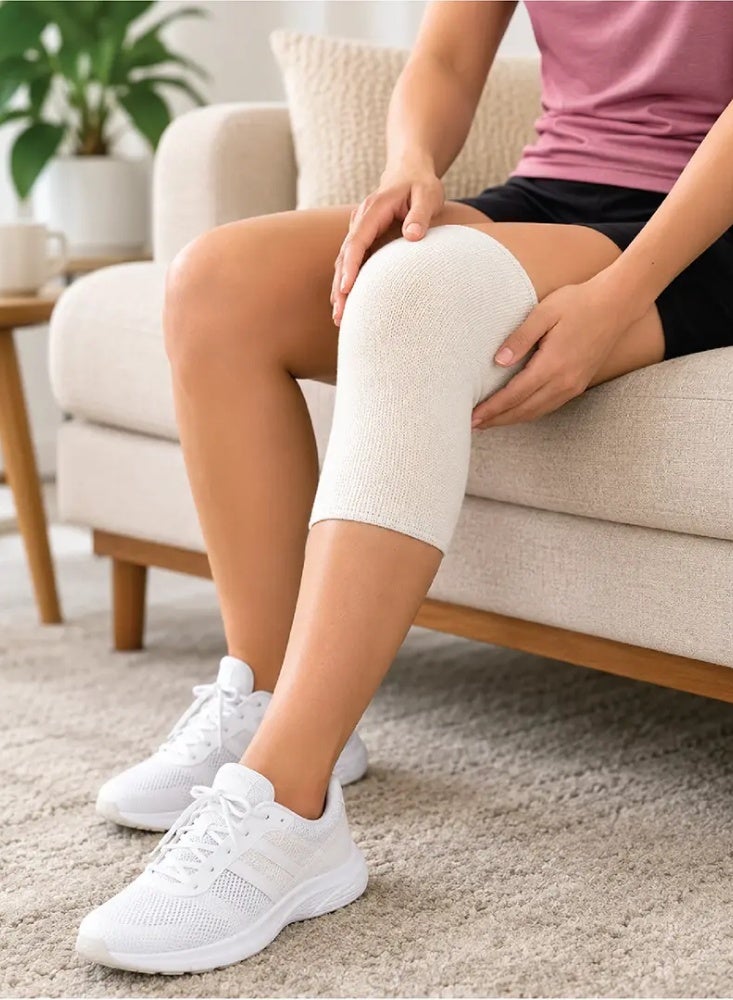 AID PLUS Wool Knee Brace (Xxl) – Ultimate Knee Support And Comfort, 60808 - Image 4
