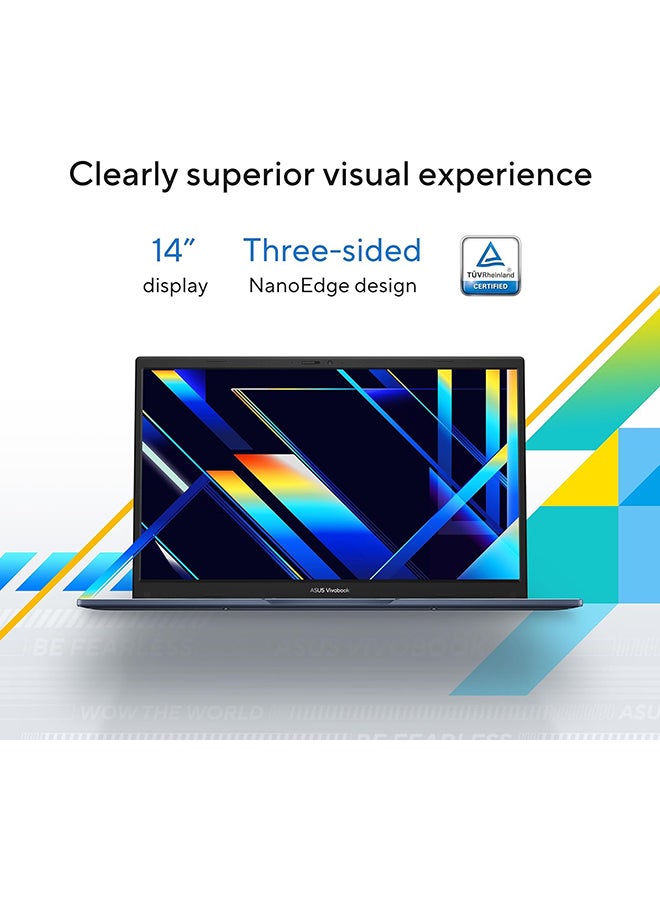ASUS X1404ZA-NK271W (Upgraded Version) Laptop With 14-Inch Display, Core i5-1235U Processor/8GB RAM/512GB SSD/Intel UHD Graphics/Windows 11 English Quiet Blue - Image 2