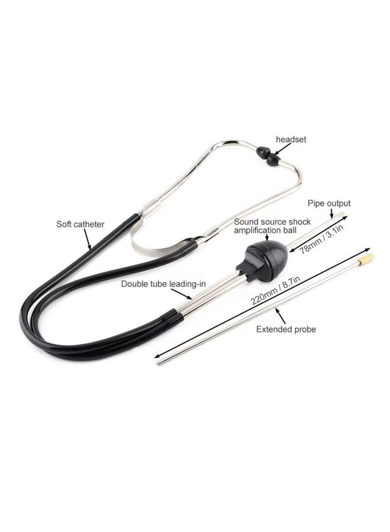 Mechanics Stethoscope Automotive Engine Diagnostic Sensitive Hearing Tool For Cars Trucks And Motorcycles - Image 5