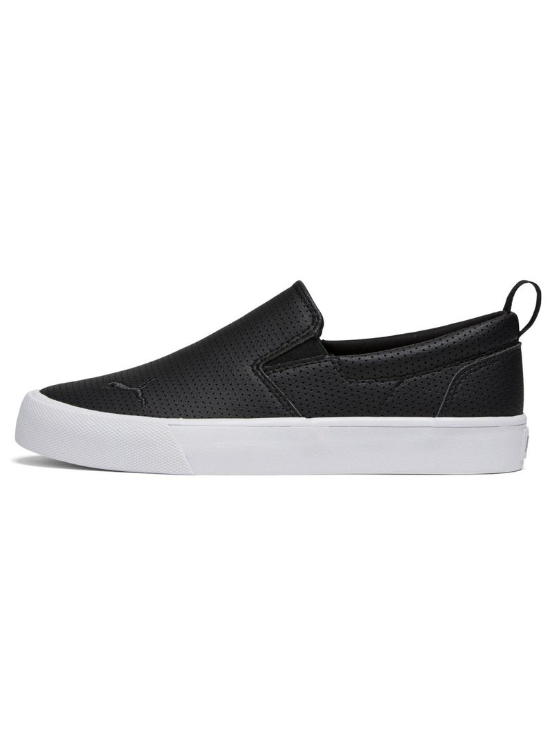 PUMA Bari Womens Black Slip On Comfort Perf Sneakers - Image 1