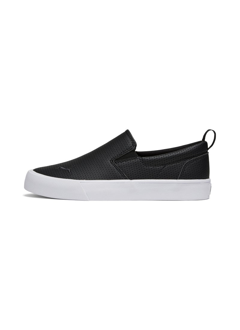 PUMA Bari Womens Black Slip On Comfort Perf Sneakers  - Image 1